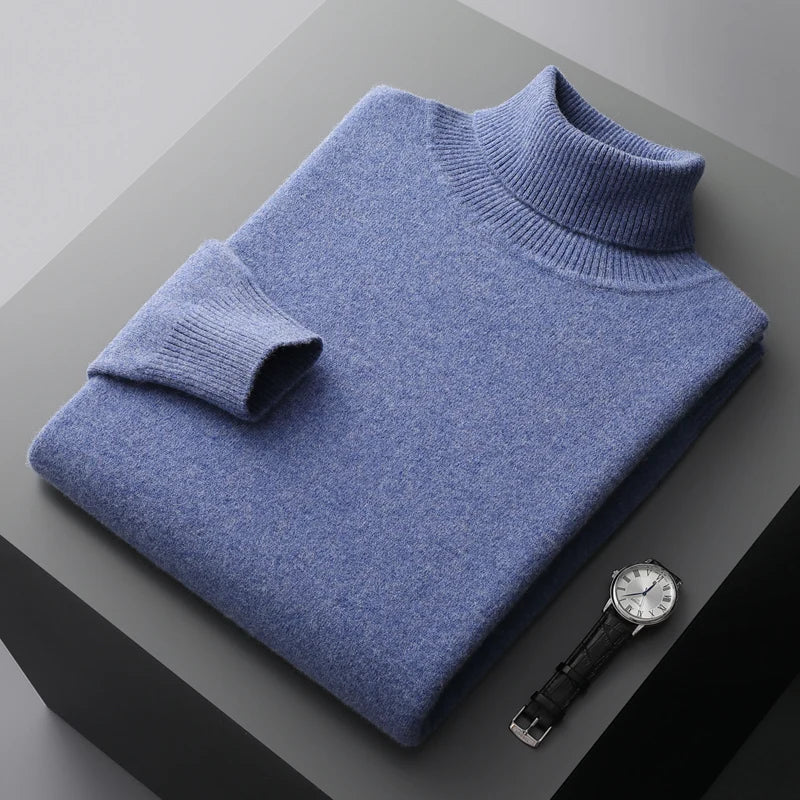 Massimo - Cashmere trui met kraag