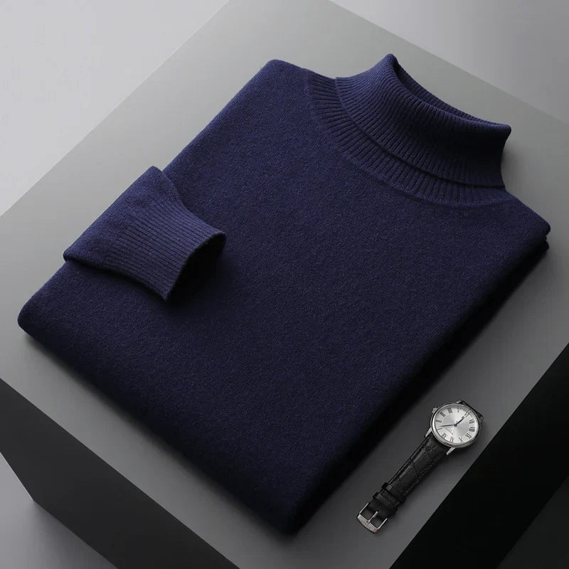 Massimo - Cashmere trui met kraag