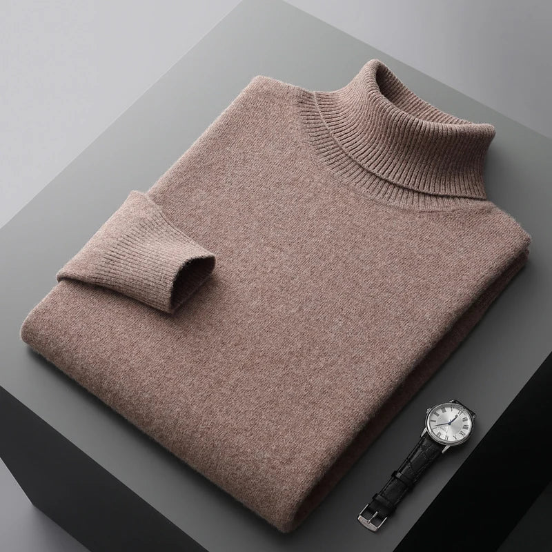 Massimo - Cashmere trui met kraag