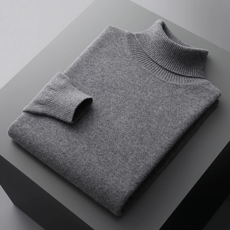 Massimo - Cashmere trui met kraag