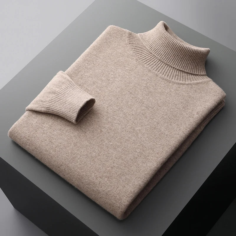 Massimo - Cashmere trui met kraag