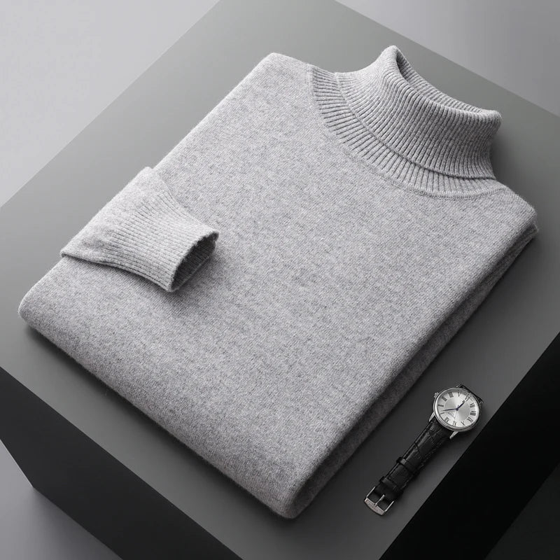 Massimo - Cashmere trui met kraag